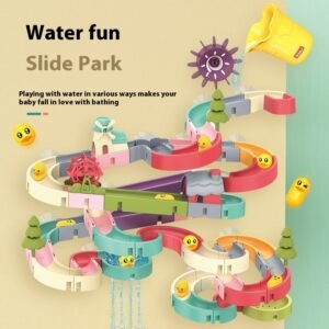 Assembled Track Duck Rotary Table Bath Bathroom Shower Water Toys