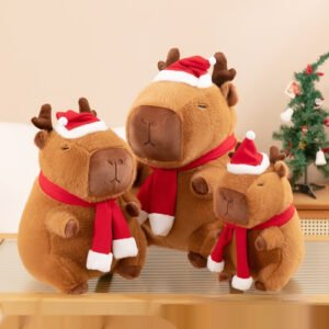 New Capabala Doll Capybara Christmas Plush Toy
