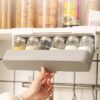 Seasoning Bottle Kitchen Hanging Storage Rack Household Punch-free