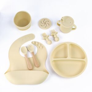 Children's Silicone Plate Suit Household