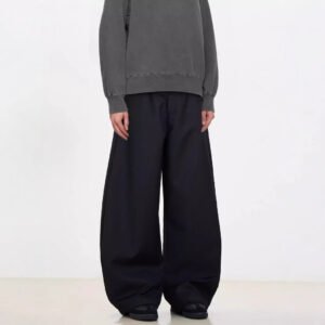 Retro Commuter Pendant Suit Pants Loose Casual Trousers